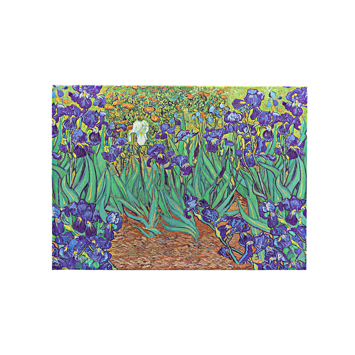 Paperblanks Van Gogh’s Irises Document Folder – back view
