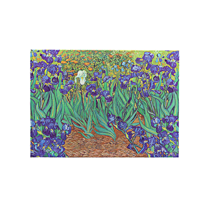 Paperblanks Van Gogh’s Irises Document Folder – back view