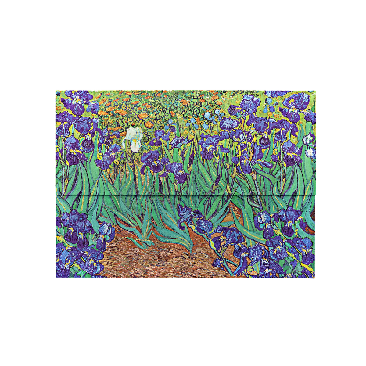 Paperblanks Van Gogh’s Irises Document Folder – front view
