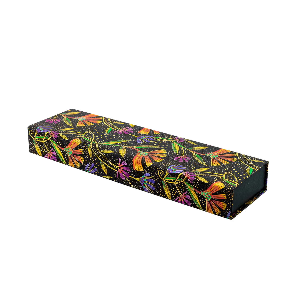 Paperblanks Wild Flowers Pencil Case – angled view