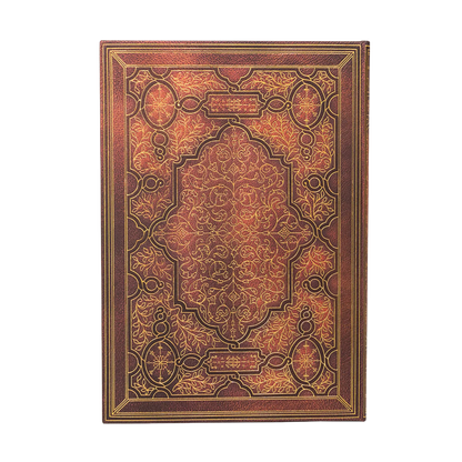 Paperblanks Iron Horse Grande Hardback Journal – Plain, 128 Pages – back cover