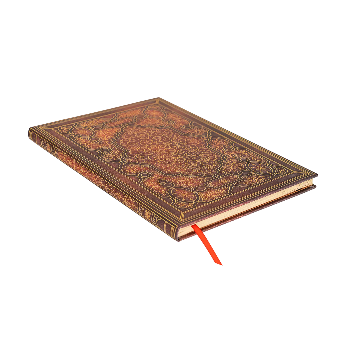 Paperblanks Iron Horse Grande Hardback Journal – Plain, 128 Pages – page edge