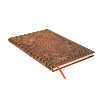 Paperblanks Iron Horse Grande Hardback Journal – Plain, 128 Pages – page edge