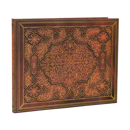Paperblanks Iron Horse Hardback Guest Book – Plain, 144 Pages – front cover