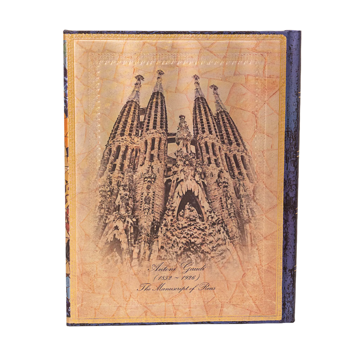 Paperblanks Gaudi, The Manuscript of Reus Ultra Hardback Journal – Plain, 144 Pages – back cover
