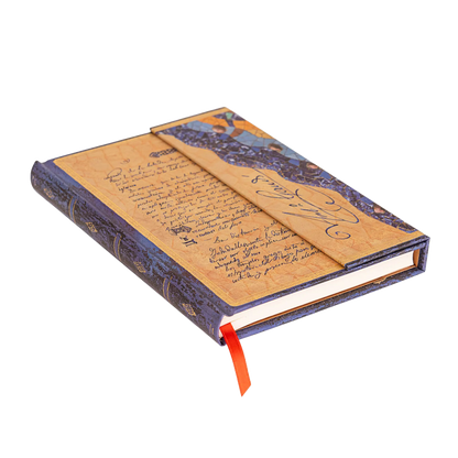Paperblanks Gaudi, The Manuscript of Reus Midi Hardback Journal – Lined, 144 Pages – page edge
