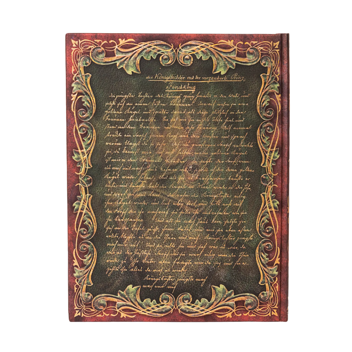 Paperblanks The Brothers Grimm, Frog Prince Ultra Hardback Journal – Plain, 144 Pages – back cover