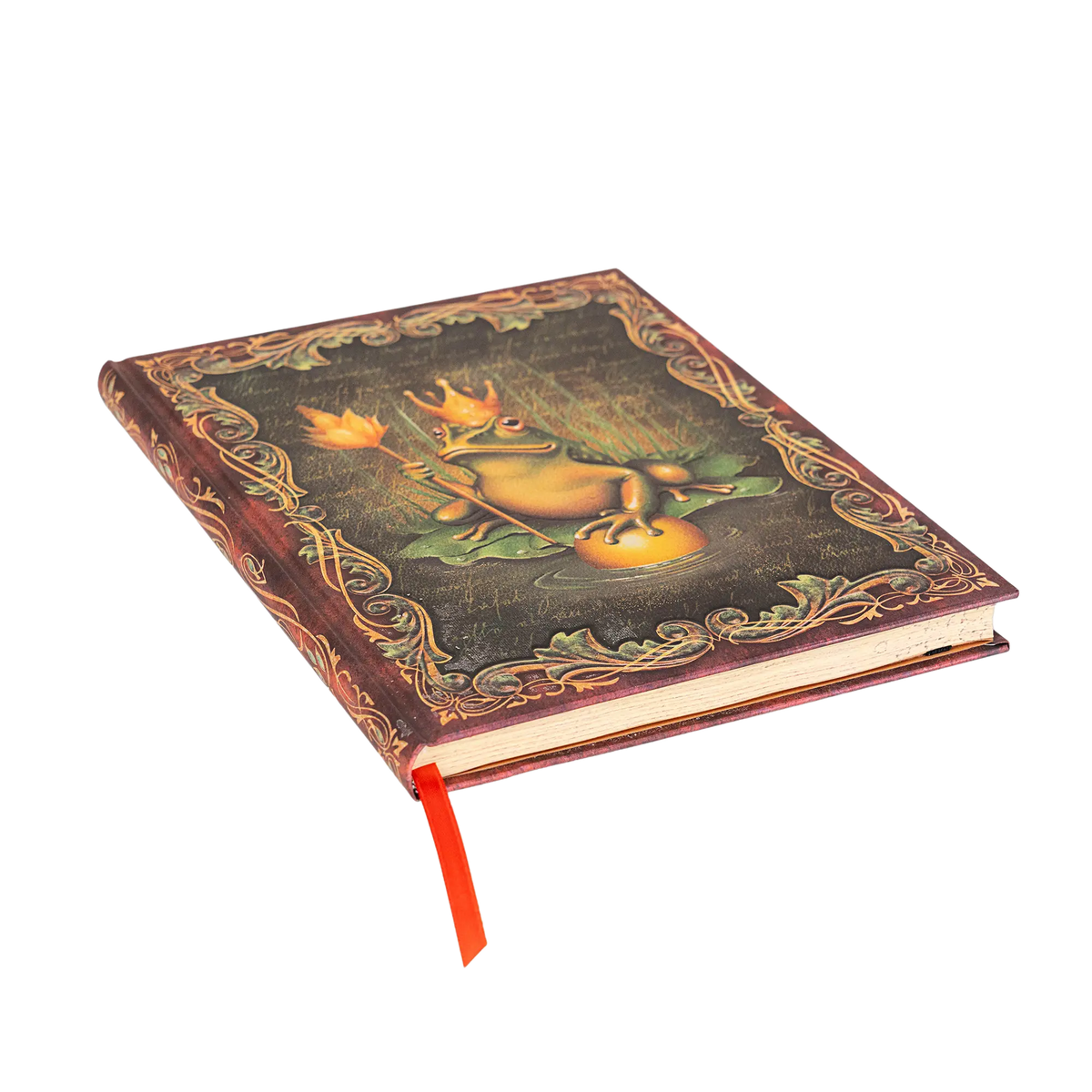 Paperblanks The Brothers Grimm, Frog Prince Ultra Hardback Journal – Plain, 144 Pages – page edge