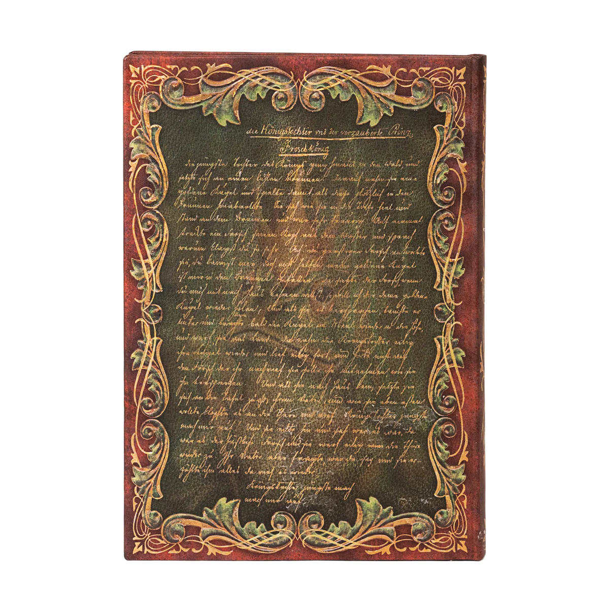 Paperblanks The Brothers Grimm, Frog Prince Midi Hardback Journal – Lined, 144 Pages – back cover
