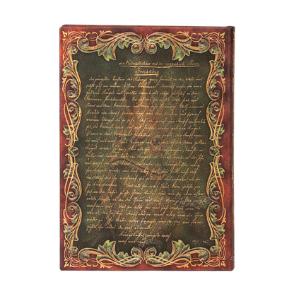 Paperblanks The Brothers Grimm, Frog Prince Midi Hardback Journal – Lined, 144 Pages – back cover