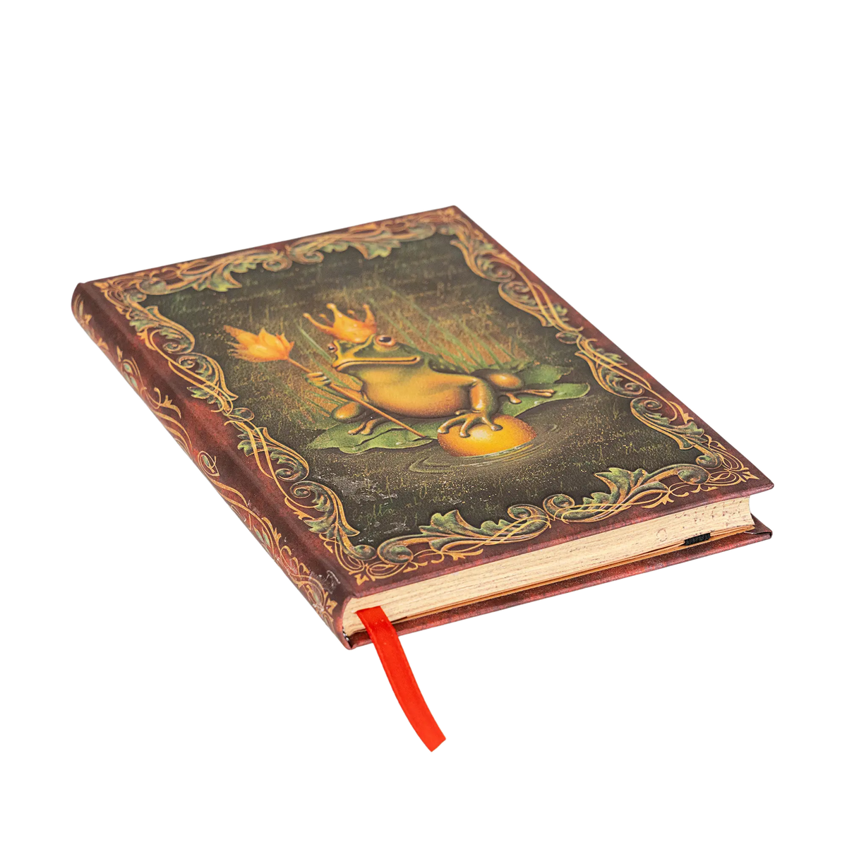 Paperblanks The Brothers Grimm, Frog Prince Midi Hardback Journal – Lined, 144 Pages – page edge