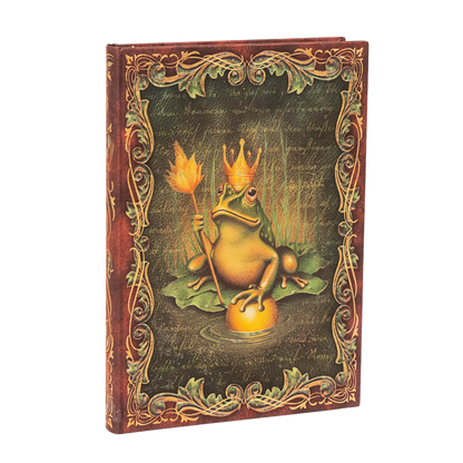 Paperblanks The Brothers Grimm, Frog Prince Midi Hardback Journal – Lined, 144 Pages – front cover