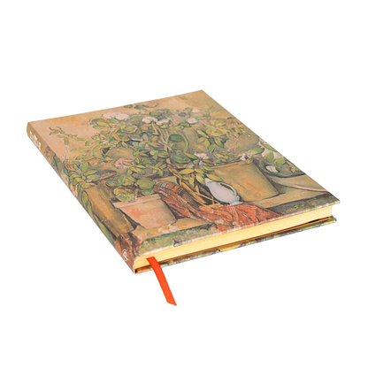 Paperblanks Cezanne’s Terracotta Pots and Flowers Ultra Hardback Journal – Plain, 144 Pages – page edge