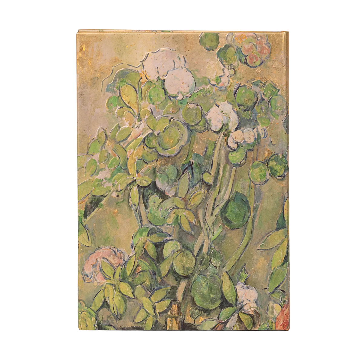 Paperblanks Cezanne’s Terracotta Pots and Flowers Midi Hardback Journal – Lined, 144 Pages – back cover