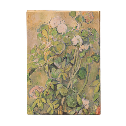 Paperblanks Cezanne’s Terracotta Pots and Flowers Midi Hardback Journal – Lined, 144 Pages – back cover