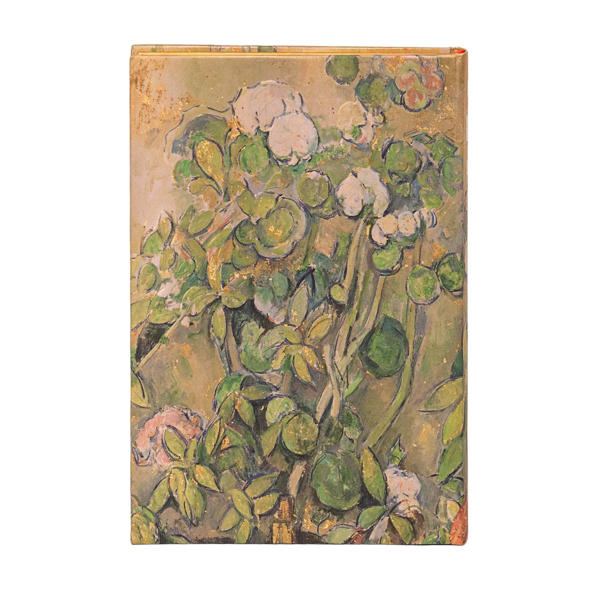 Paperblanks Cezanne’s Terracotta Pots and Flowers Mini Hardback Journal – Plain, 176 Pages – back cover