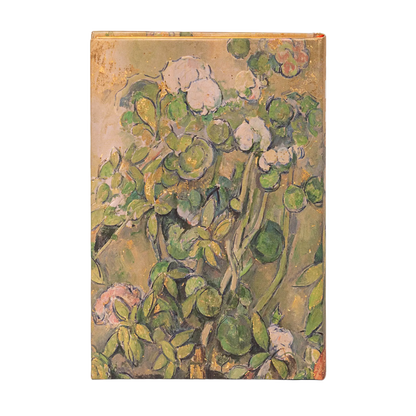Paperblanks Cezanne’s Terracotta Pots and Flowers Mini Hardback Journal – Plain, 176 Pages – back cover