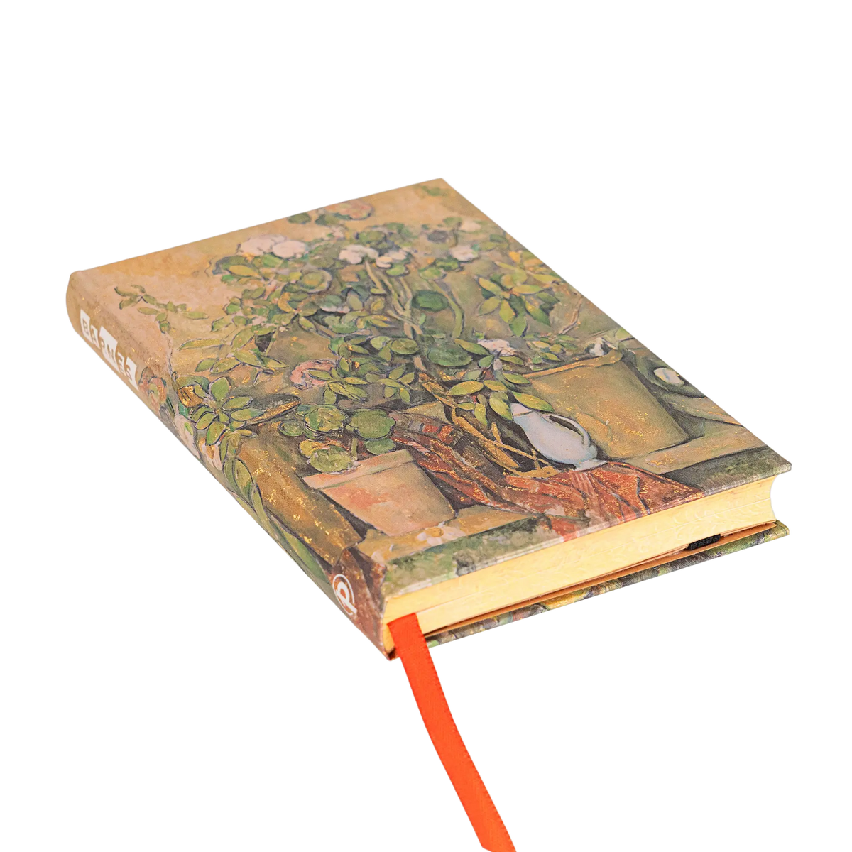 Paperblanks Cezanne’s Terracotta Pots and Flowers Mini Hardback Journal – Plain, 176 Pages – page edge