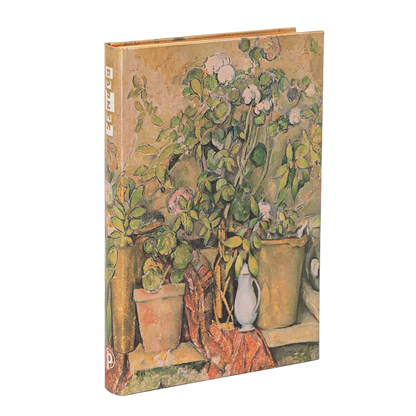 Paperblanks Cezanne’s Terracotta Pots and Flowers Mini Hardback Journal – Plain, 176 Pages – front cover