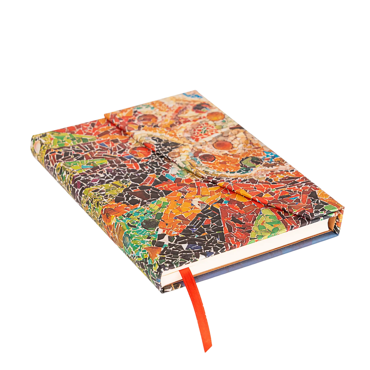 Paperblanks Gaudi’s Sun Midi Hardback Journal – Lined, 144 Pages – page edge