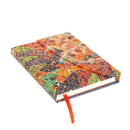Paperblanks Gaudi’s Sun Midi Hardback Journal – Lined, 144 Pages – page edge