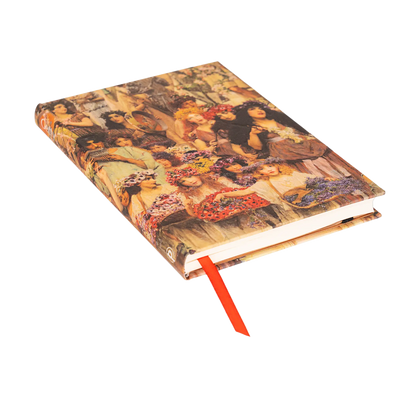 Paperblanks Spring Midi Hardback Journal – Plain, 144 Pages – page edge