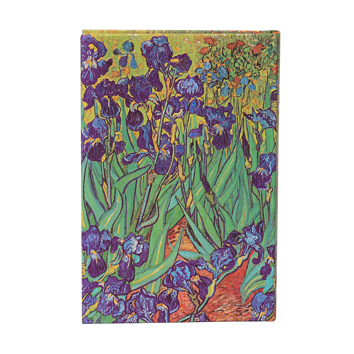 Paperblanks Van Gogh’s Irises Mini Hardback Journal – Plain, 176 Pages – back cover