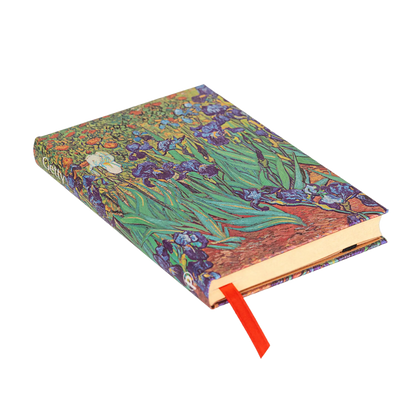 Paperblanks Van Gogh’s Irises Mini Hardback Journal – Plain, 176 Pages – page edge