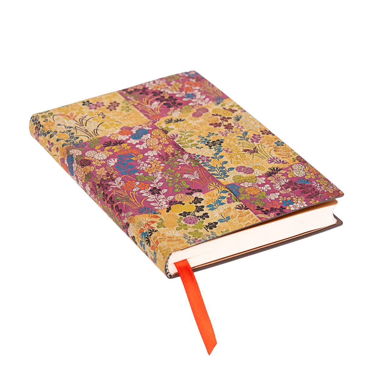 Paperblanks Kara-ori Pink Mini Softback Flexi Journal – Lined, 208 Pages – page edge