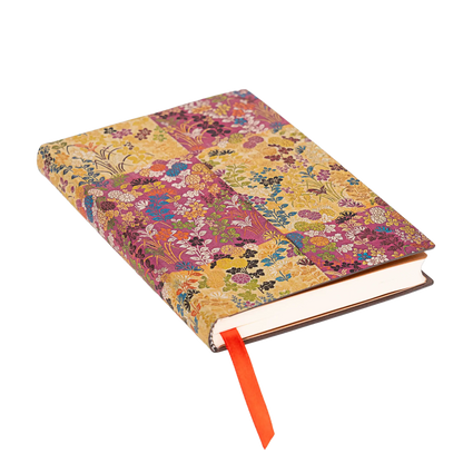 Paperblanks Kara-ori Pink Mini Softback Flexi Journal – Lined, 208 Pages – page edge