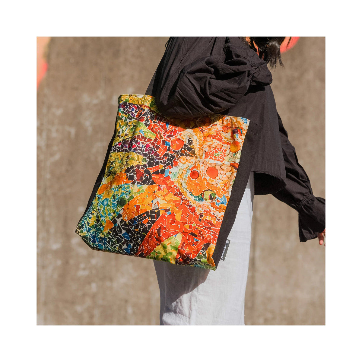 Paperblanks Gaudi’s Sun Cotton Tote Bag – side view