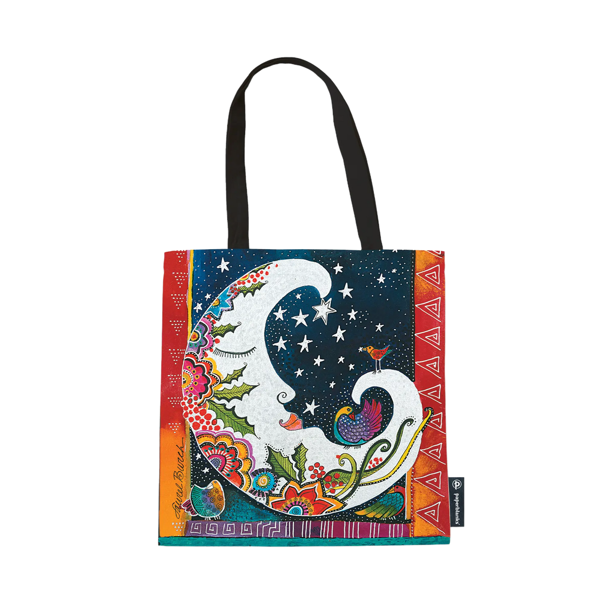 Paperblanks Peace Cotton Tote Bag – back view
