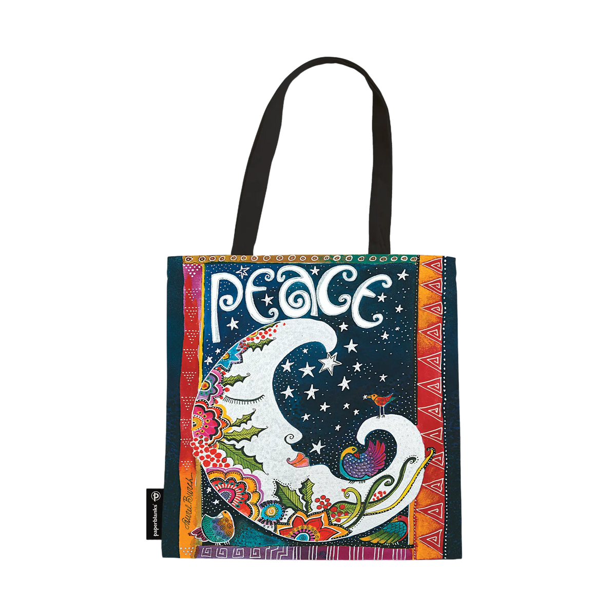 Paperblanks Peace Cotton Tote Bag – front view