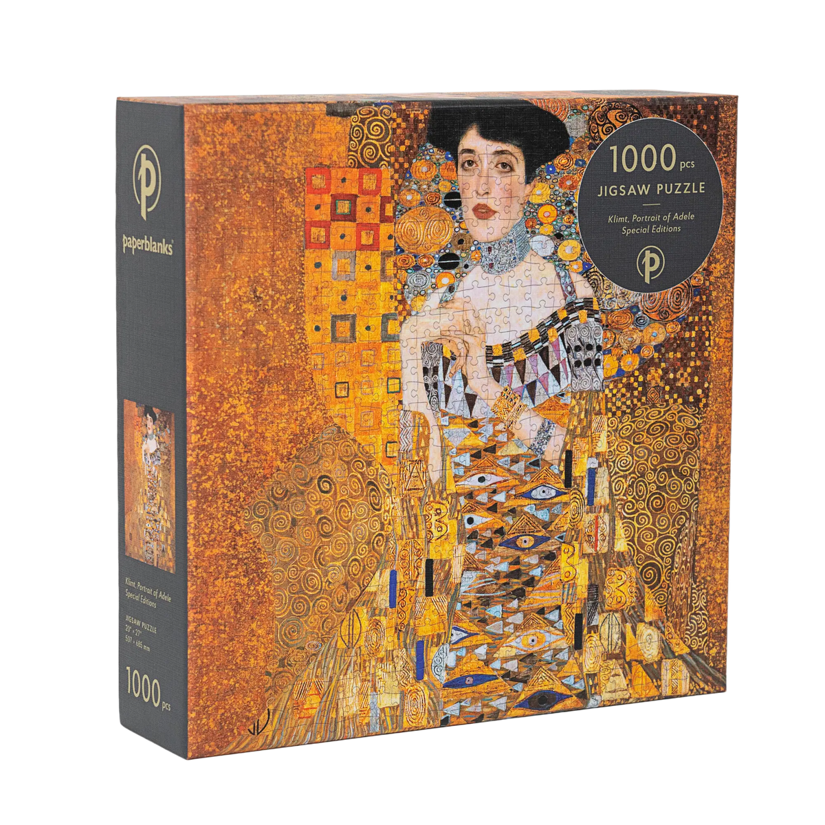 Paperblanks Klimt, Portrait of Adele 1000-Piece Jigsaw Puzzle – front view