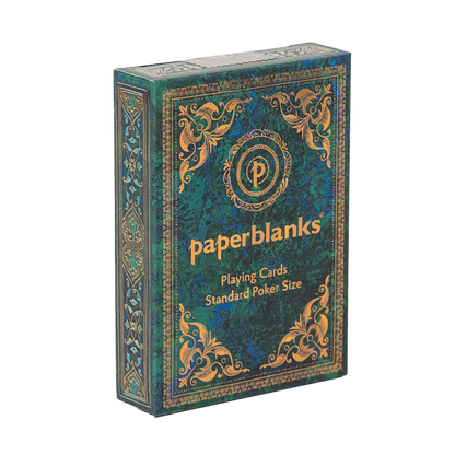 Paperblanks Turquoise Chronicles Playing Cards – front view