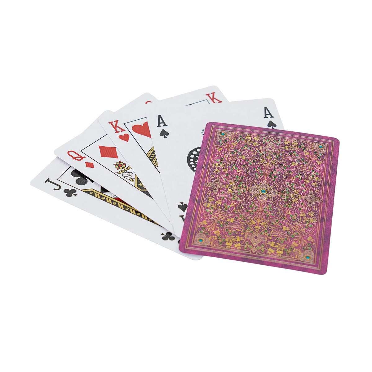 Paperblanks Diamond Jubilee Playing Cards – side view