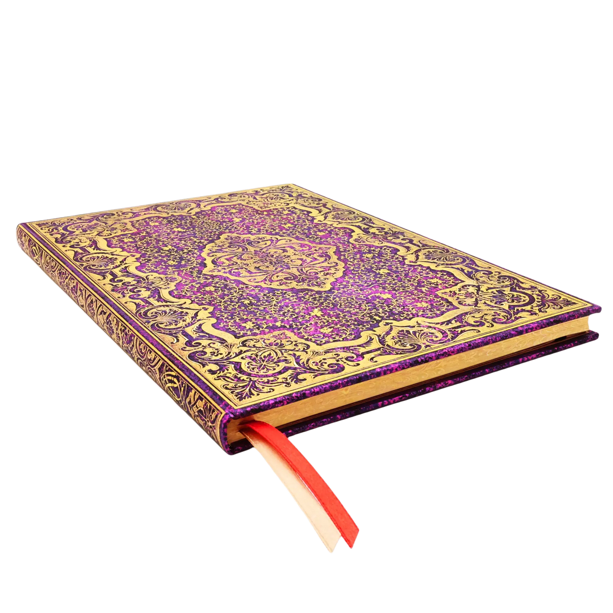 Paperblanks Picaresque Grande Hardback Journal – Plain, 128 Pages – page edge