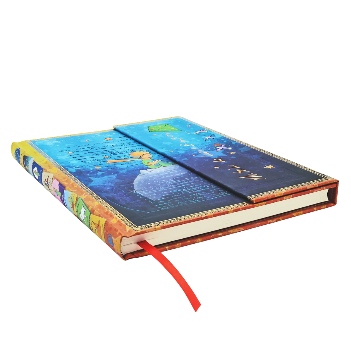 Paperblanks Saint-Exupéry, The Little Prince Ultra Hardback Journal – Plain, 144 Pages – page edge