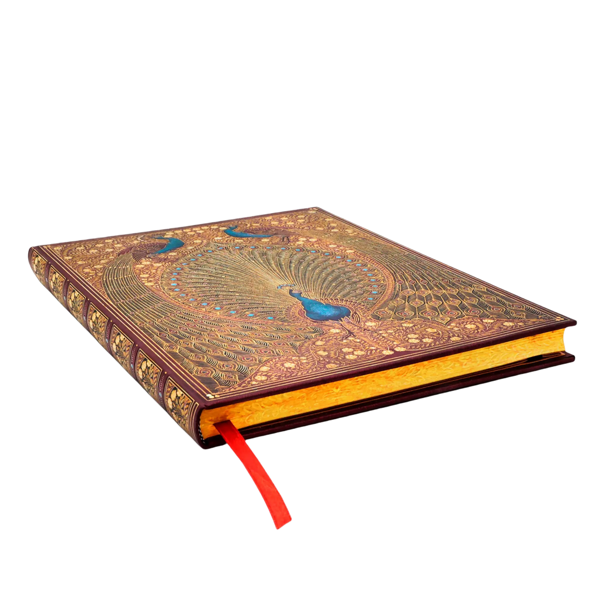 Paperblanks Hafiz’s Peacocks Ultra Hardback Journal – Plain, 144 Pages – page edge