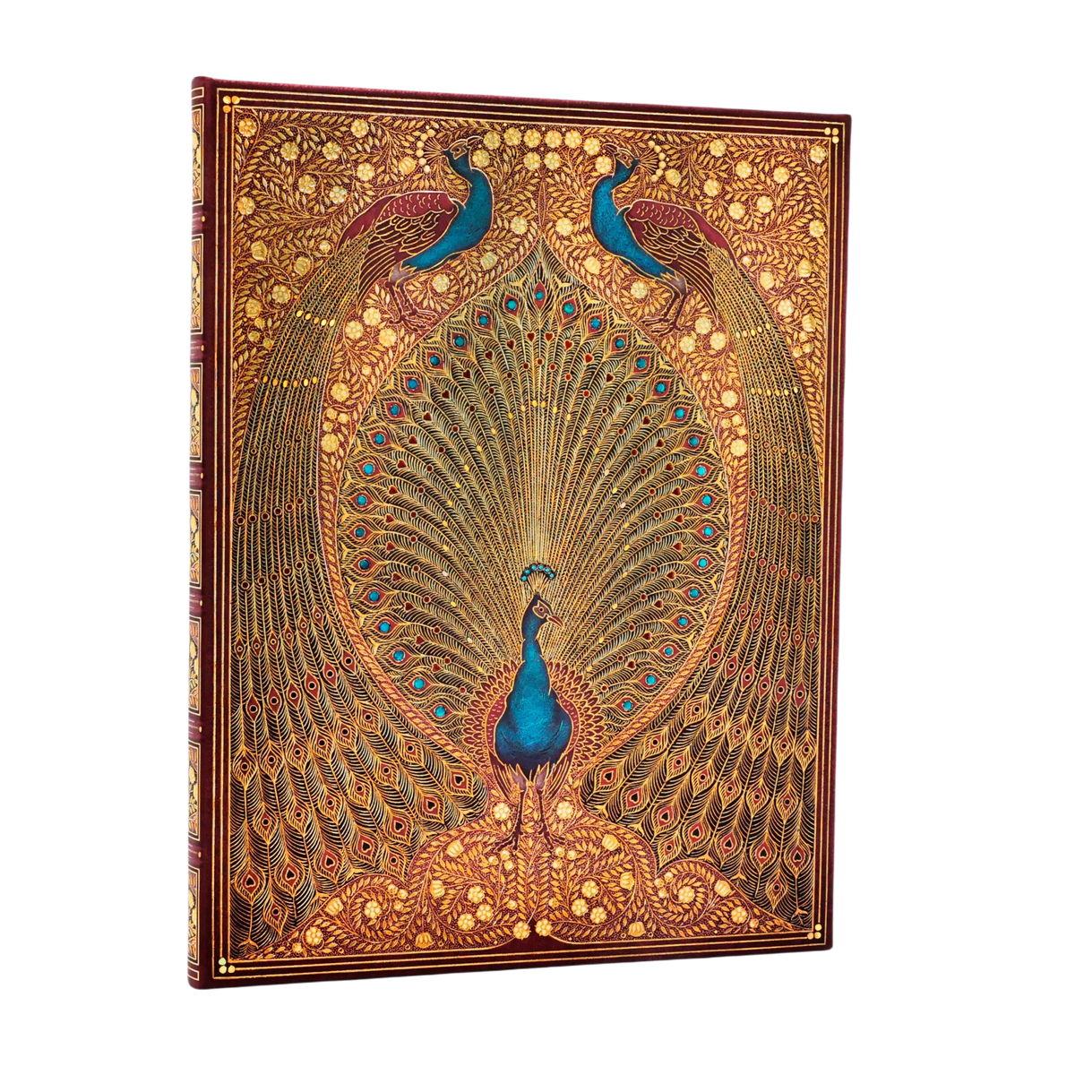 Paperblanks Hafiz’s Peacocks Ultra Hardback Journal – Plain, 144 Pages – front cover