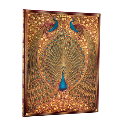 Paperblanks Hafiz’s Peacocks Ultra Hardback Journal – Plain, 144 Pages – front cover