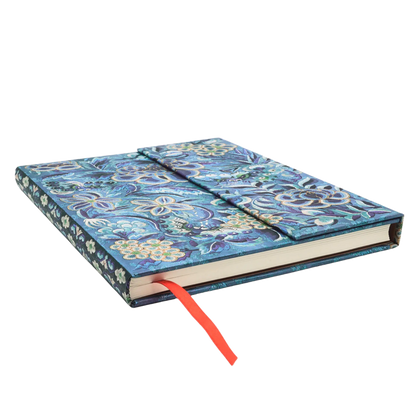 Paperblanks Blue Willow Ultra Hardback Journal – Plain, 144 Pages – page edge