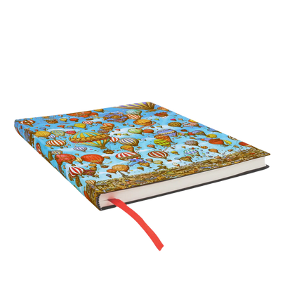 Paperblanks Balloon Festival Ultra Softback Flexi Journal – Lined, 176 Pages – page edge