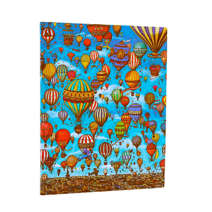 Paperblanks Balloon Festival Ultra Softback Flexi Journal – Plain, 176 Pages – front cover