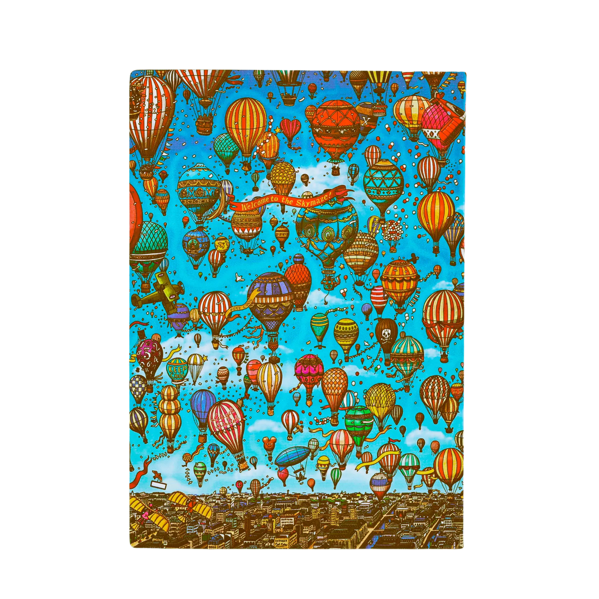Paperblanks Balloon Festival Midi Softback Flexi Journal – Lined, 176 Pages – back cover