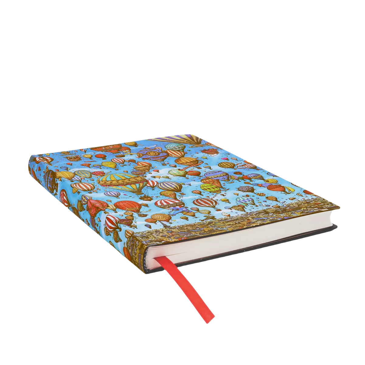 Paperblanks Balloon Festival Midi Softback Flexi Journal – Lined, 176 Pages – page edge