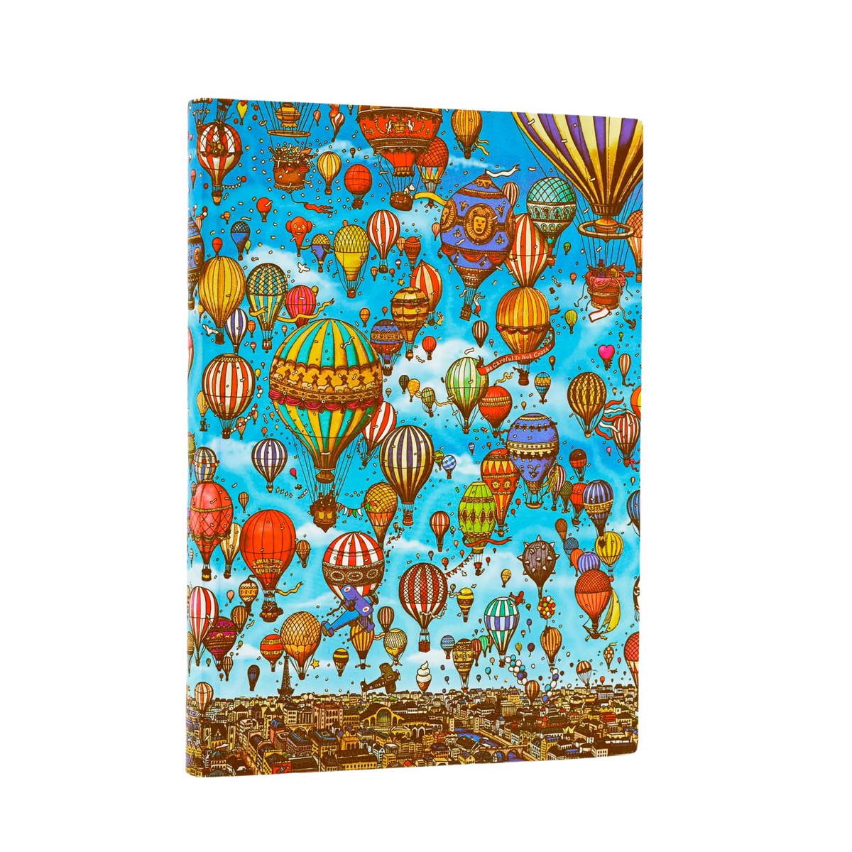 Paperblanks Balloon Festival Midi Softback Flexi Journal – Lined, 176 Pages – front cover