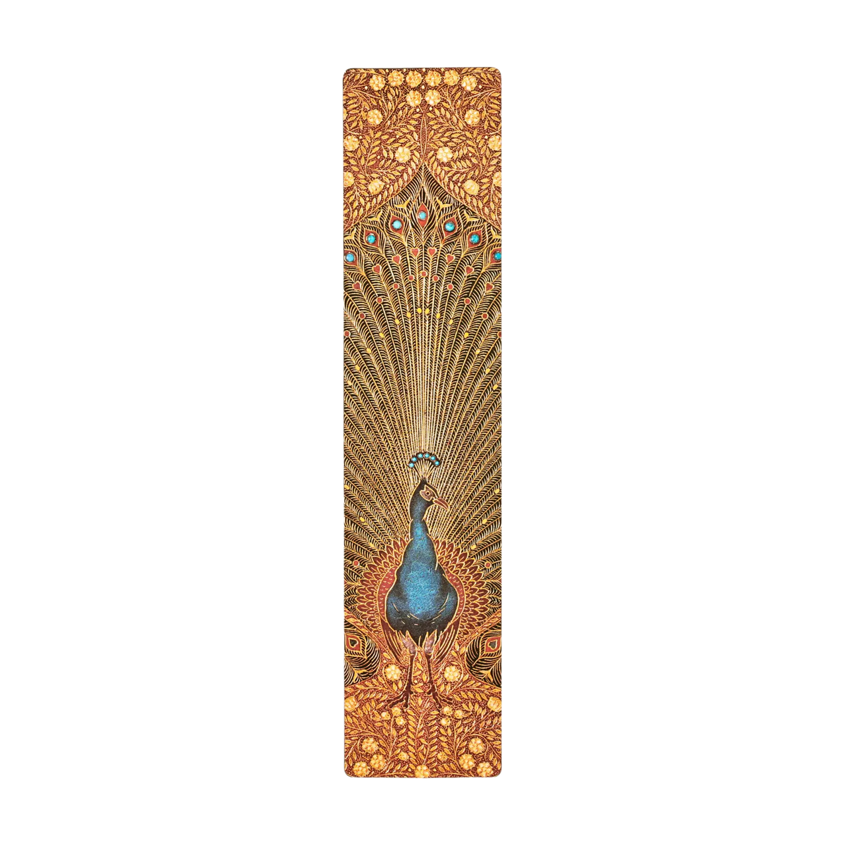 Paperblanks Hafiz’s Peacocks Bookmark – back view