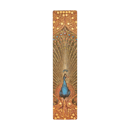 Paperblanks Hafiz’s Peacocks Bookmark – back view