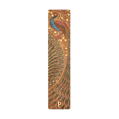 Paperblanks Hafiz’s Peacocks Bookmark – front view